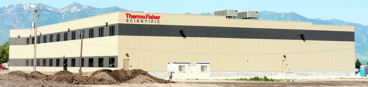 a industrial steel building